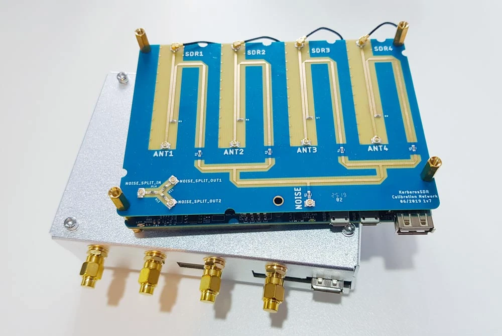 SDR چهار کاناله KerberosSDR با قابلیت رادار پسیو، جهت یابی سیگنال، شکل دهی پرتو