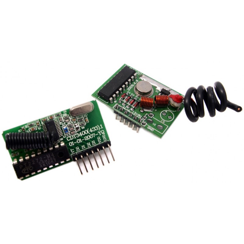 Seeedstudio 433MHz RF Long Distance Transmitter / Receiver Pair