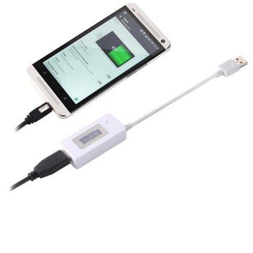 ماژول نمایشگر ولتاژ ، جریان و میزان شارژ انجام شده USB و میکرو USB