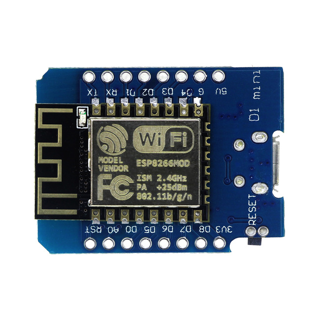 برد وای فای WeMos D1 Mini NodeMcu Lua دارای هسته ESP8266EX