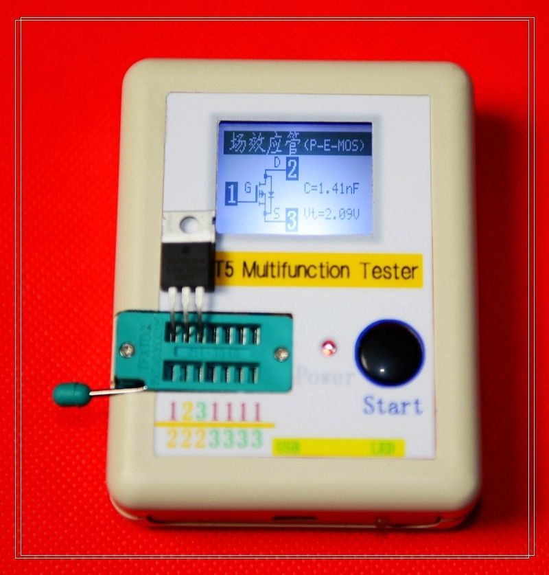 LCR-T5 graphical multi-function tester capacitor + inductance + resistor + SCR