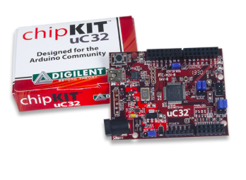 برد پردازندهPIC32  بیتی۳۲ uC32-CHIPKIT