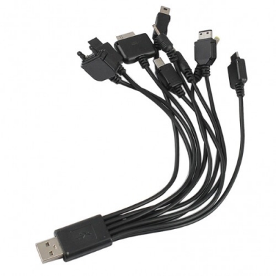 کابل تبدیل شارژر usb یک به ده (تبدیل اختاپوسی)