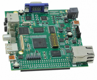 برد پردازش سیگنال صوتی و تصویری TMDSLCDK138 با پردازنده OMAP-L138