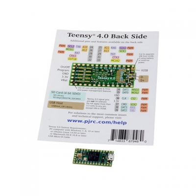 برد پردازنده آرم ۳۲بیتی 600 مگاهرتز Teensy 4.0  