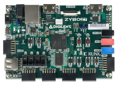 برد پردازش سیگنال صوتی و تصویری XC7Z020 Zynq®-7000 FPGA Evaluation Board ZYBO Z7-ساخت شرکت DIGILENT به همراه SDSOC Voucher