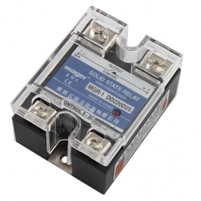 رله SSR(Solid State Relay) MGR-1 DD220D25 - رله 220-5 ولت 25 آمپر