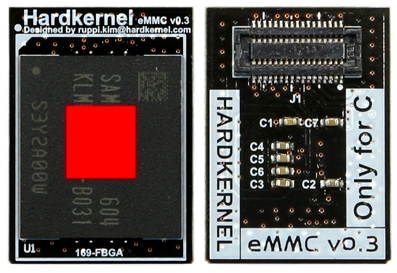 ماژول حافظه 16GB eMMC برد ODROID-C2 با سیستم عامل لینوکس 